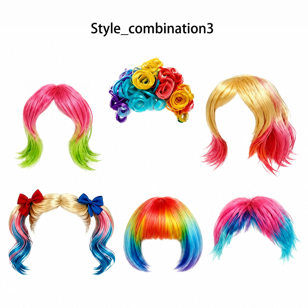 Puptailor Personalized Fun Pet Wigs for Halloween Cosplay