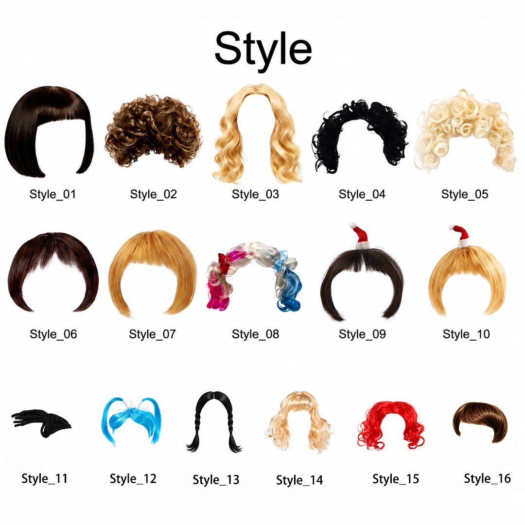Puptailor Personalized Fun Pet Wigs for Halloween Cosplay