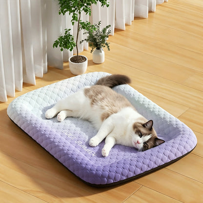 Customizable Name Gradient Cooling Mat for Cats & Dogs