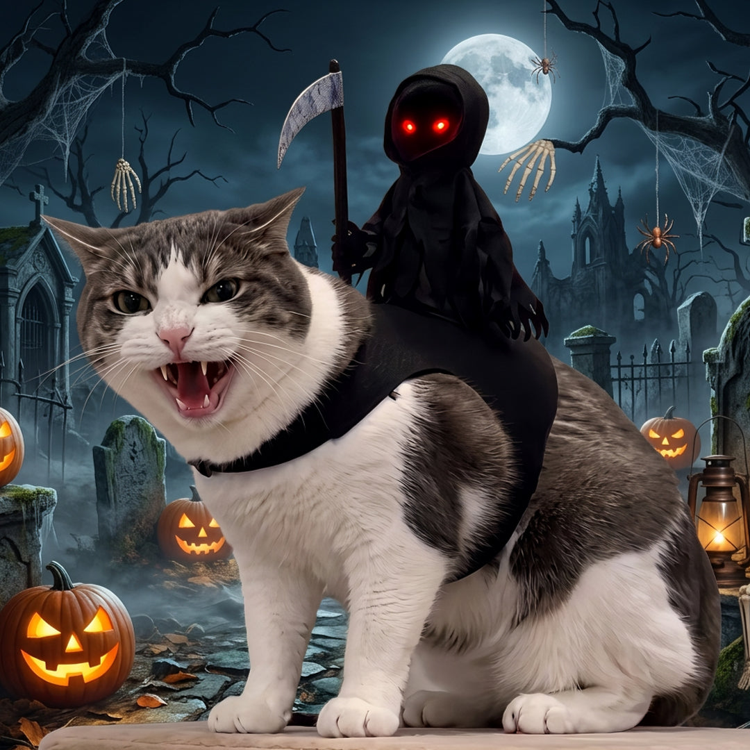 Puptailor Pet Halloween Death Knight Costume