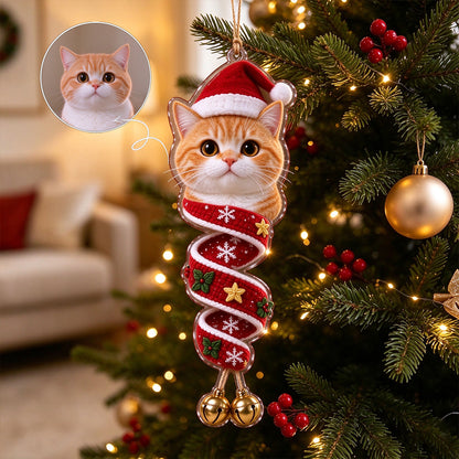 Custom Knit-Look Pet Christmas Ornament