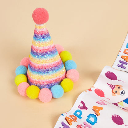 Pet Birthday Hat & Bandana Set