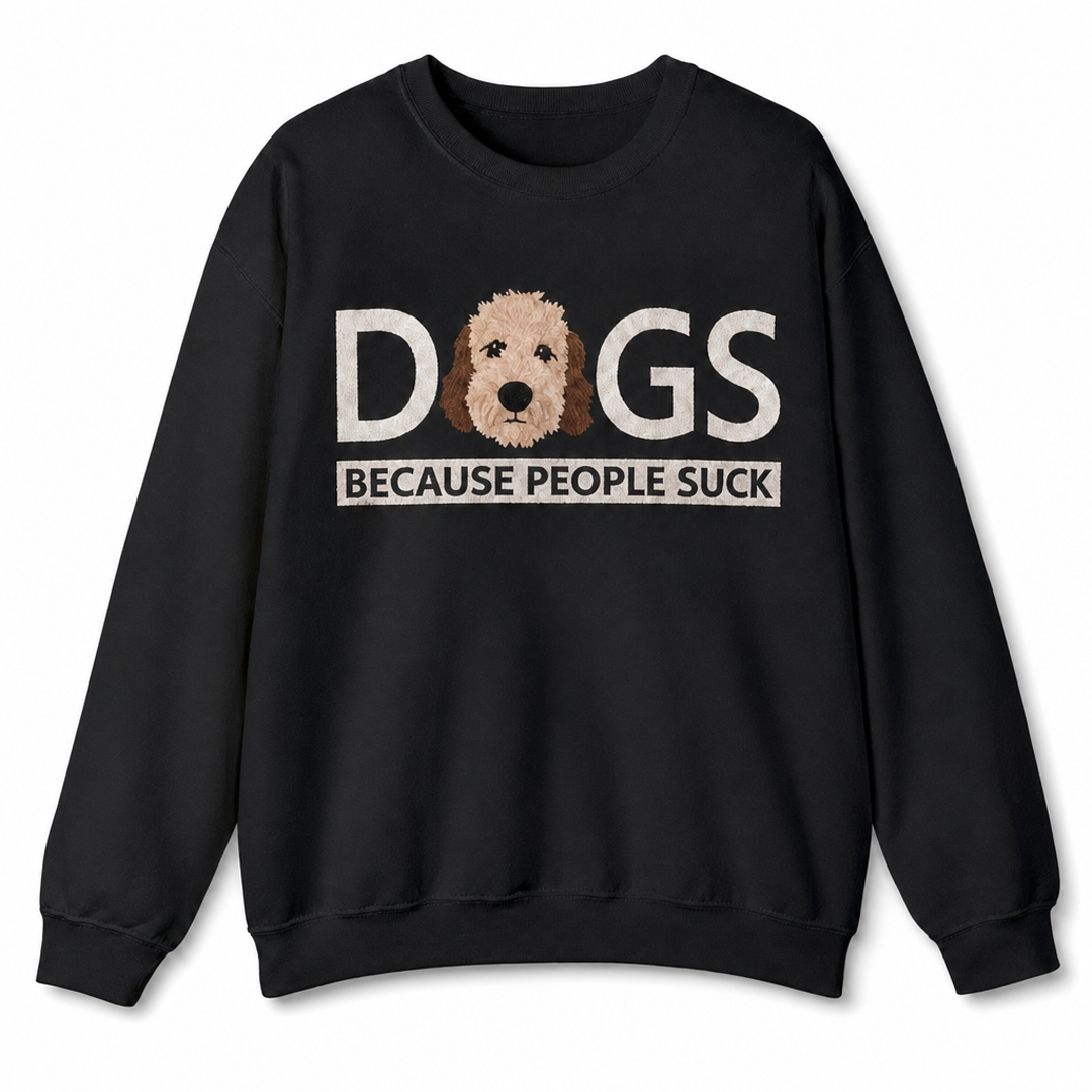 Custom Dogs Pet Portrait Embroidered Sweatshirt