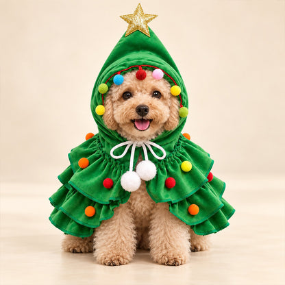 Christmas Tree Costume for Dogs & Cats