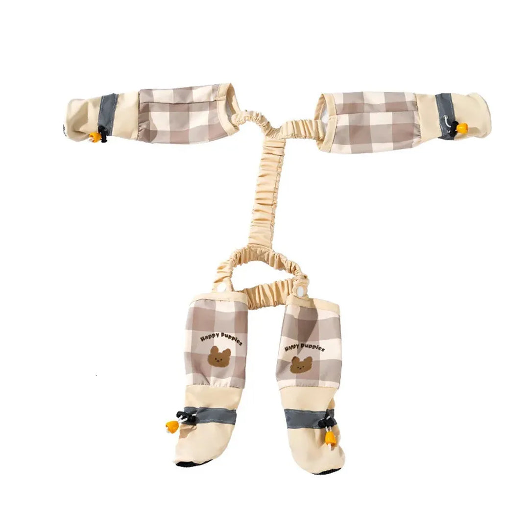 Custom Name Dog Waterproof Leggings Boots