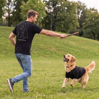 Personalized Embroidered Matching Dog Mom & Dog Shirts