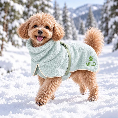 Personalized Sherpa Fleece Dog Vest