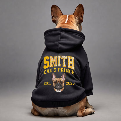 Personalized Dog Patchwork Embroidered Hooded