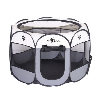 Personalized Foldable & Portable Pet Tent