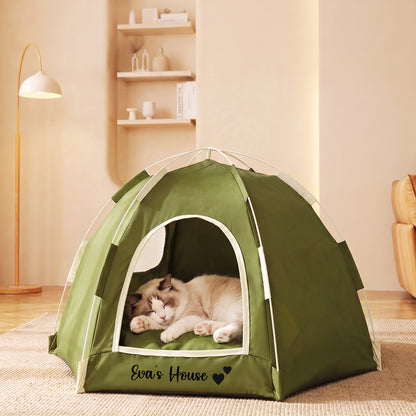 Personalized Hexagonal Pet Tent Bed