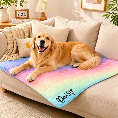 Custom Rainbow Pet Cooling Mat