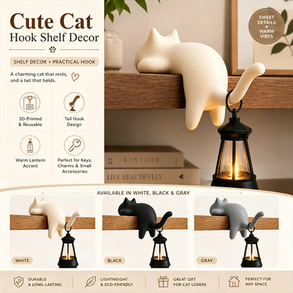 Puptailor Vintage-Style Halloween Cat Lantern 3D-Printed Hanging Ornament
