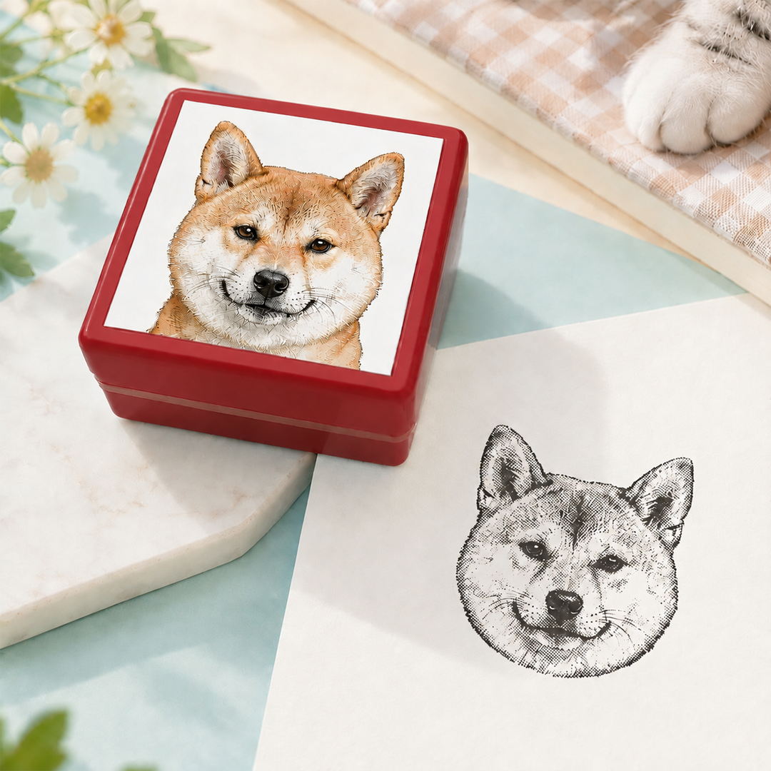 Custom Pet Portrait Stamp