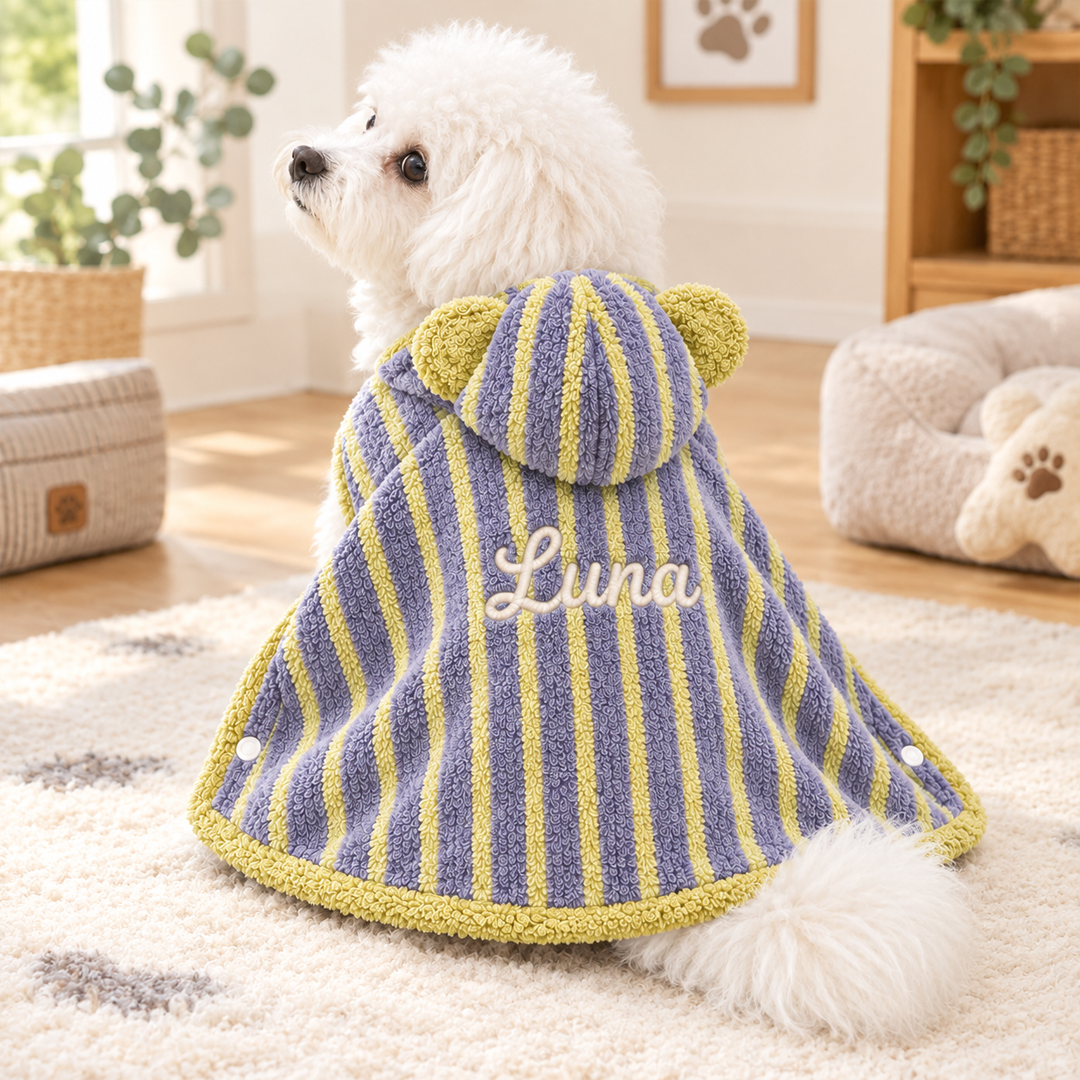 Personalized Hooded Pet Cape