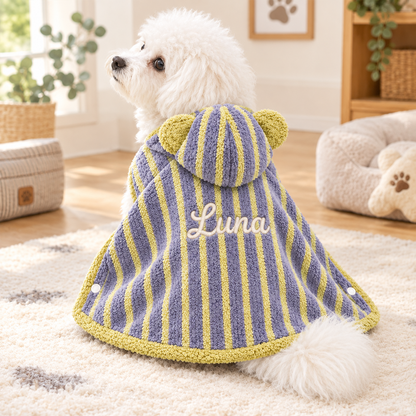 Personalized Hooded Pet Cape