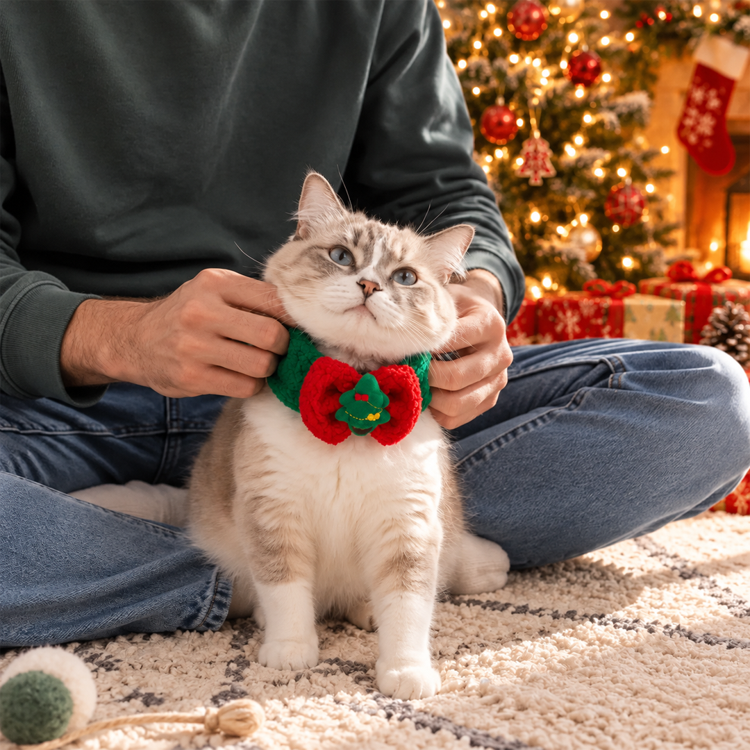Personalized Christmas Pet Collars & Hats