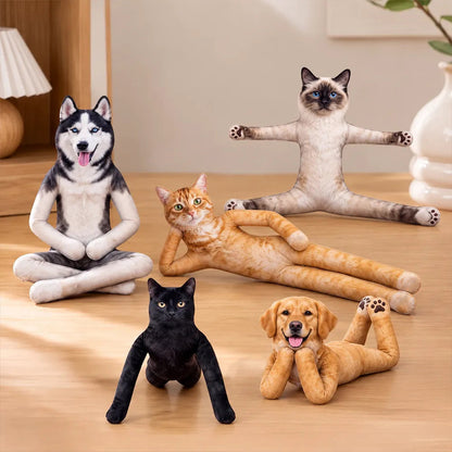 Personalized Custom Photo Funny Pet Squishy Toy Poseable Plush Doll