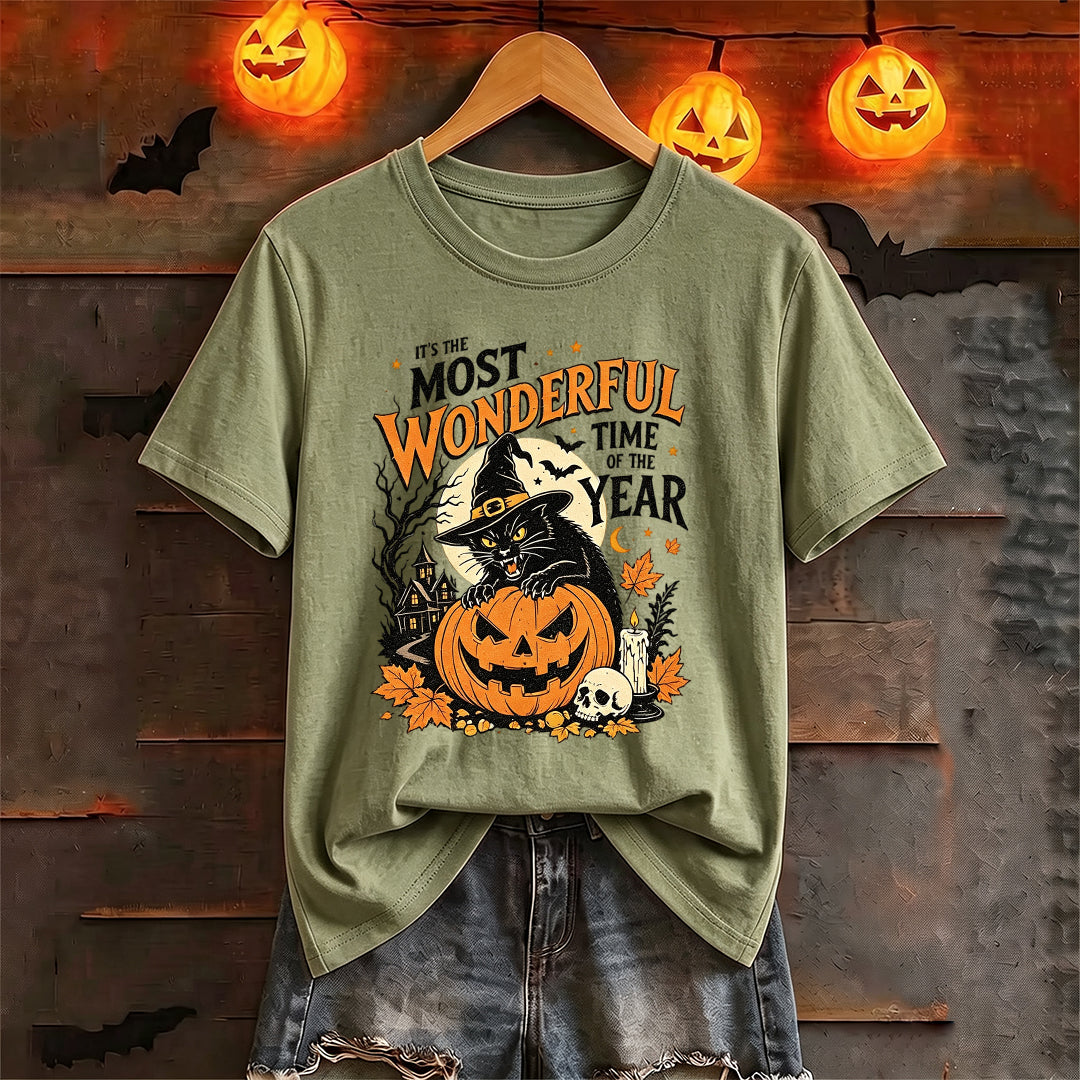 Puptailor Personalized Halloween cat T-shirts
