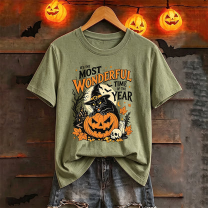 Puptailor Personalized Halloween cat T-shirts