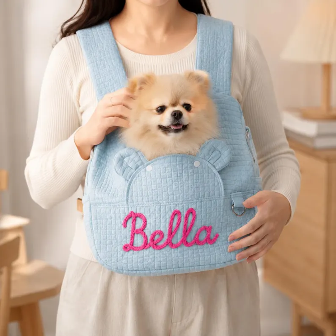 Personalized Top-Opening Pet Carrier Backpack