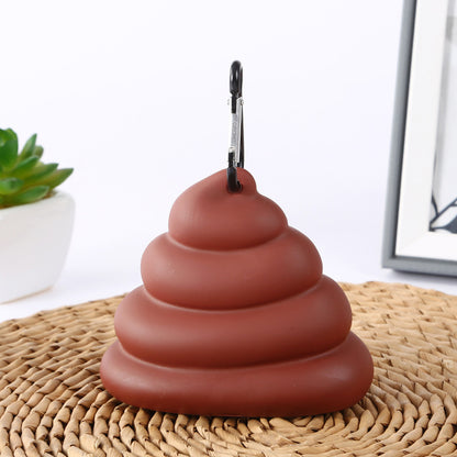 Cute Poop Emoji Dog Poop Bag Dispenser