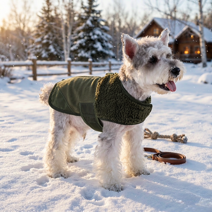 Personalized Quilted Sherpa Dog Vest
