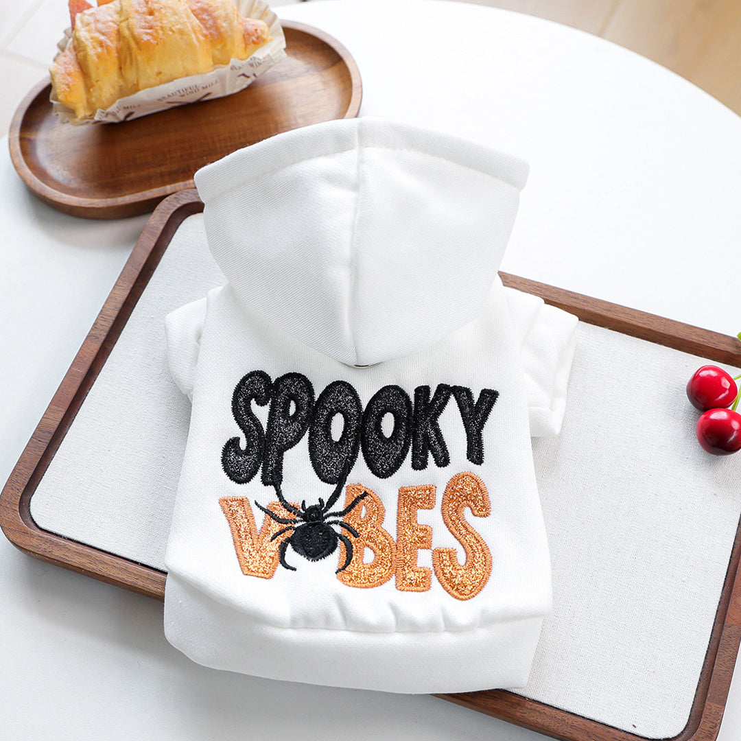 Puptailor Personalized Halloween Embroidered Pet Hoodie