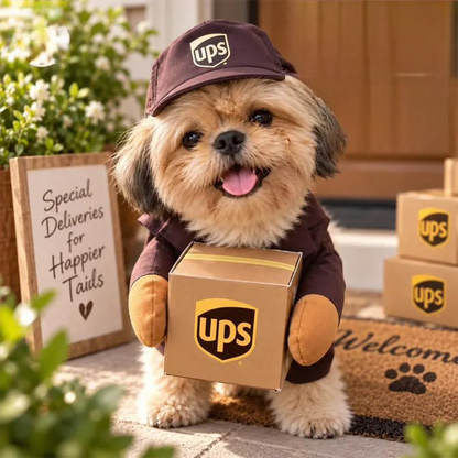 Delivery Driver Dog Costume