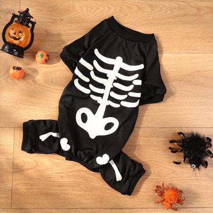 Puptailor Halloween Pet Costume with Glow-in-the-dark
