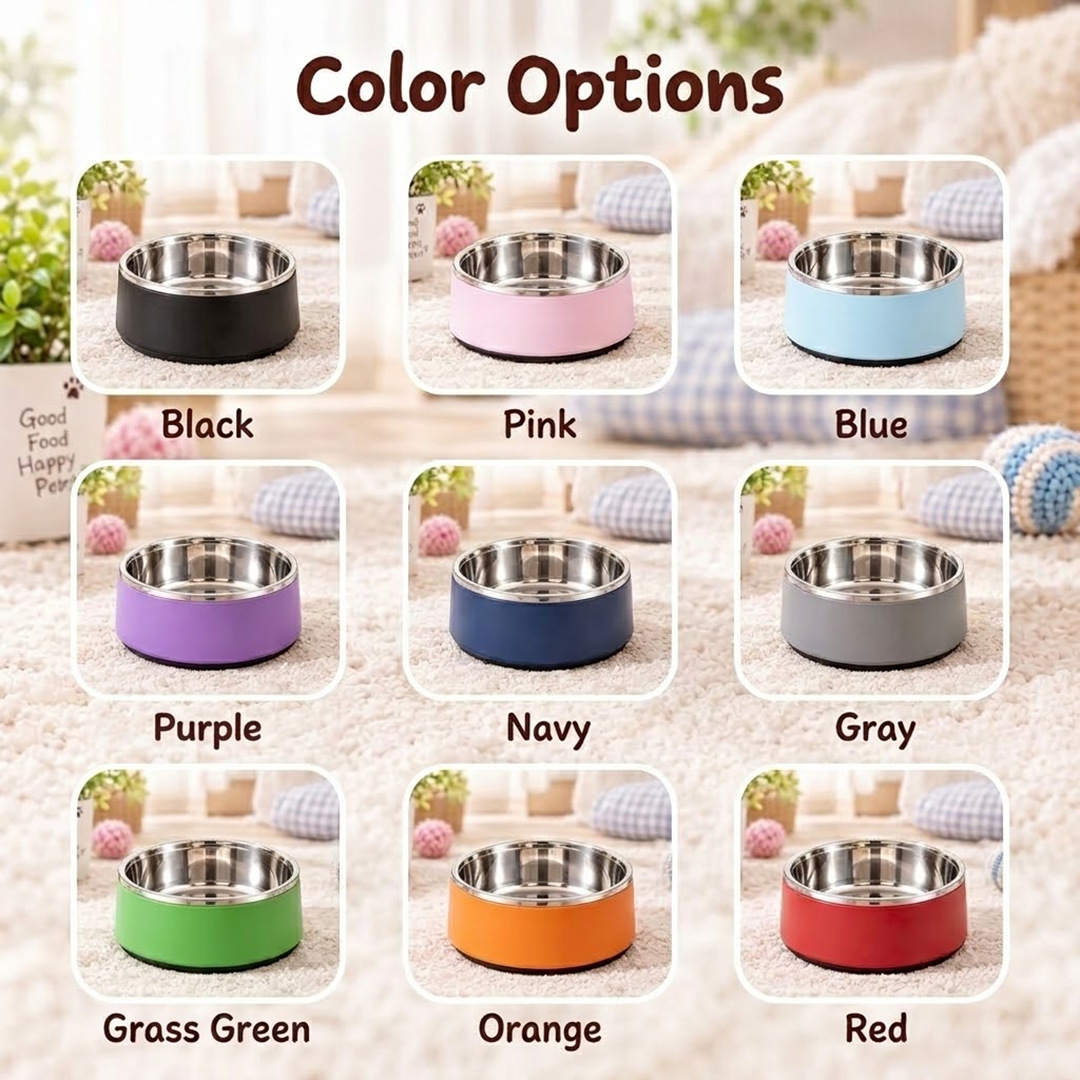Custom Insulated Dog & Cat Food and Water Bowl