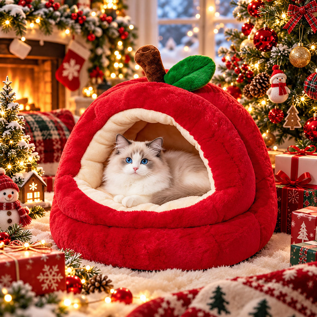 Christmas Apple Pet Bed