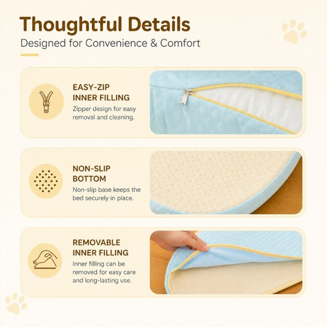 Personalized Name Question Mark Pet Bed
