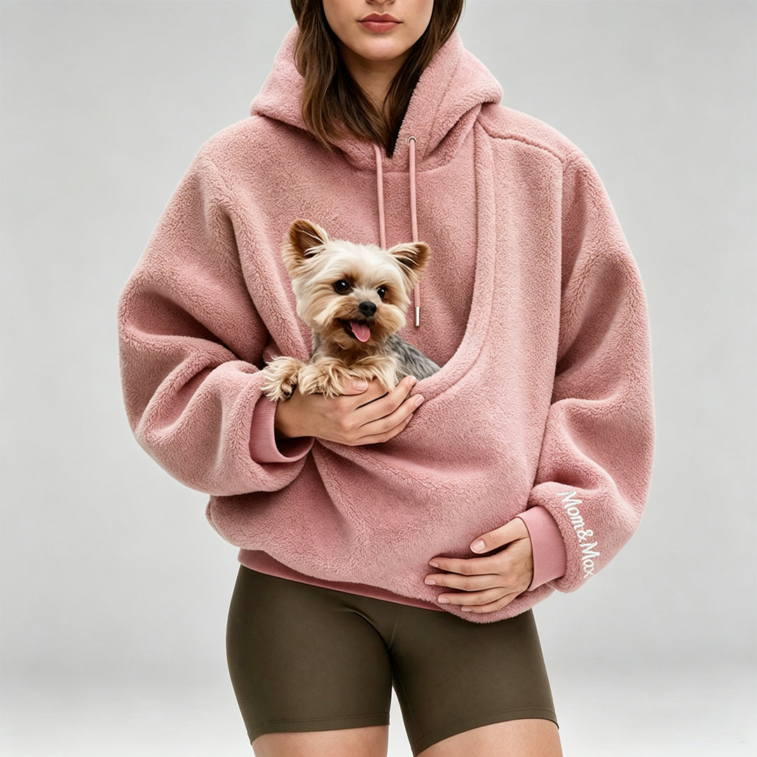 Puptailor Kangaroo Pouch Unisex Fleece Pet Carrier Hoodies