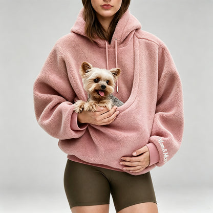 Puptailor Kangaroo Pouch Unisex Fleece Pet Carrier Hoodies