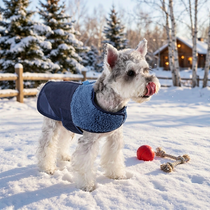 Personalized Quilted Sherpa Dog Vest