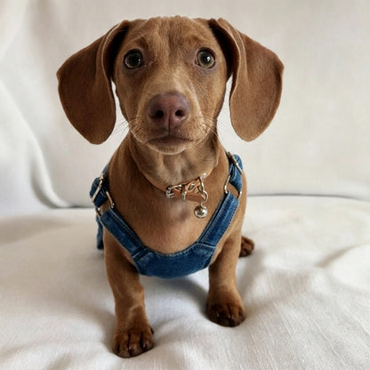 Personalized Embroidered Name Dog Denim Overalls