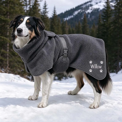 Personalized Sherpa Fleece Dog Vest