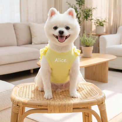 Personalized Polka-Dot Tulle Dog Dress