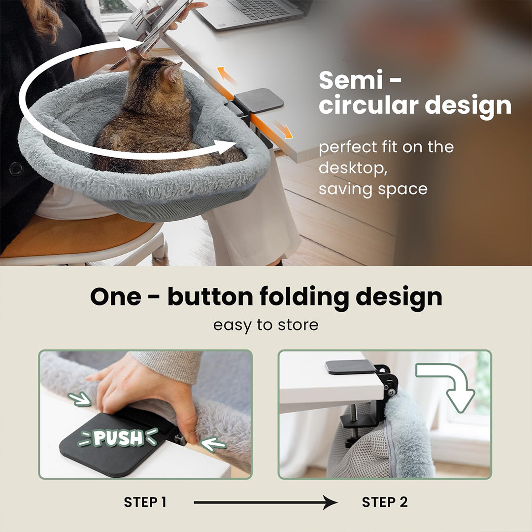 Puptailor Personalized Cat Desk Bed