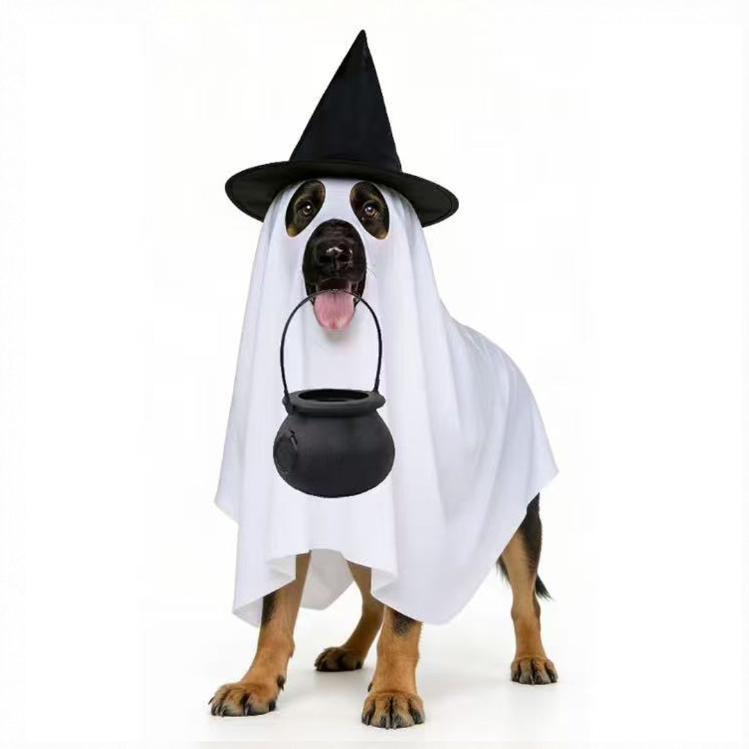 Puptailor Halloween Ghost Costume for Dogs