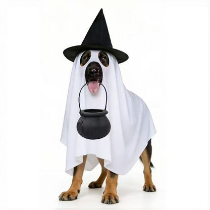 Puptailor Halloween Ghost Costume for Dogs