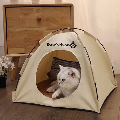 Personalized Pet Tent Bed for Cat and Dog