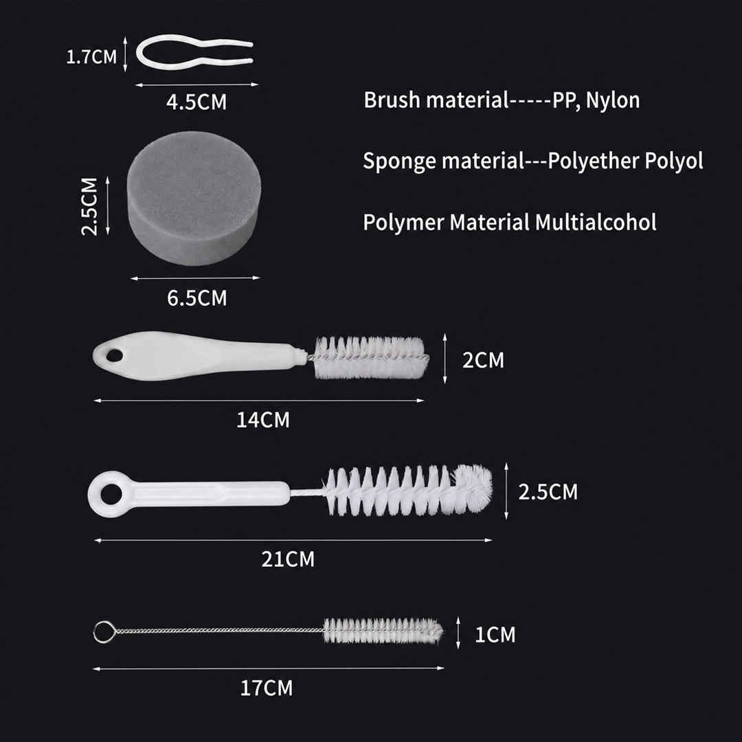 Pet Water Fountain Cleaning Brush Kit