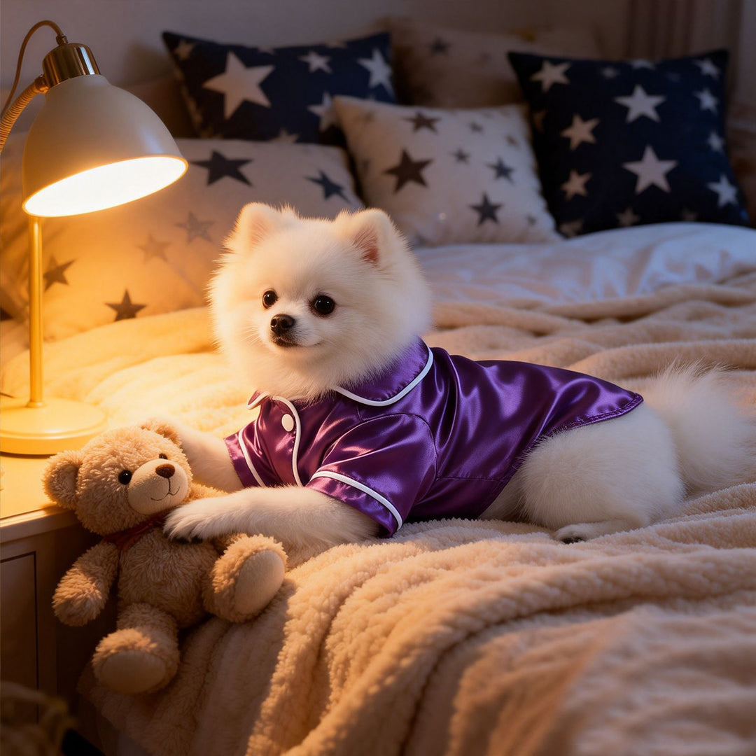 Personalized Custom Faux Silk Pet Pajamas