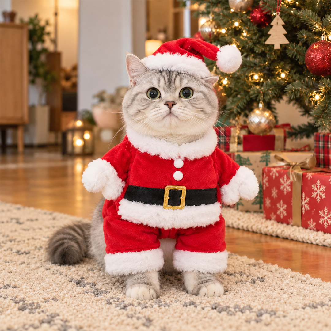 Santa Suit Pet Costume