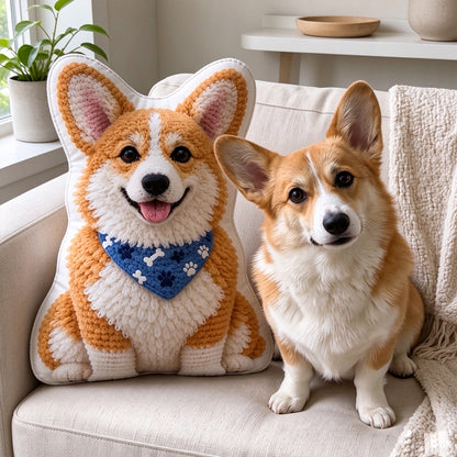 Custom Pet-Shaped Photo Pillow