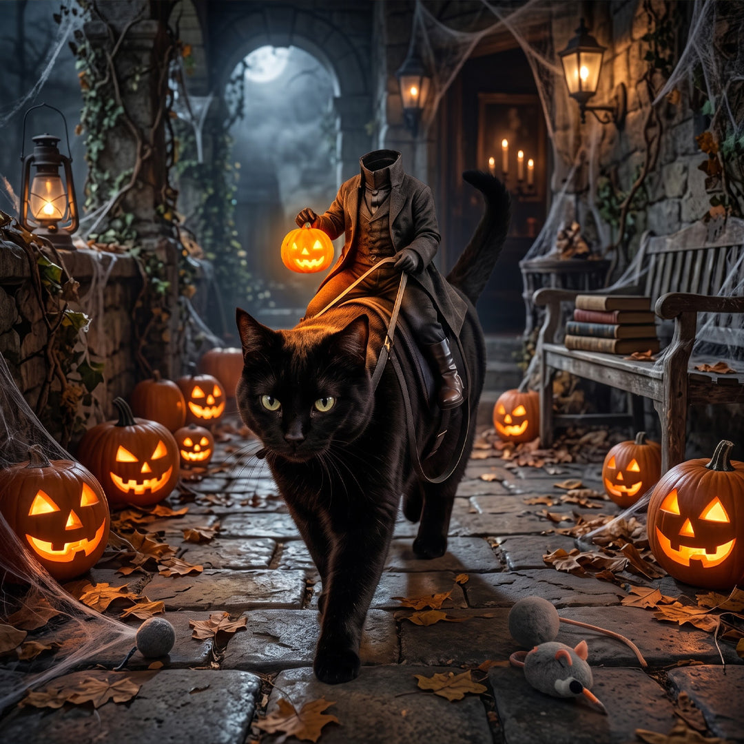 Puptailor Headless Horseman Pet Halloween Costume