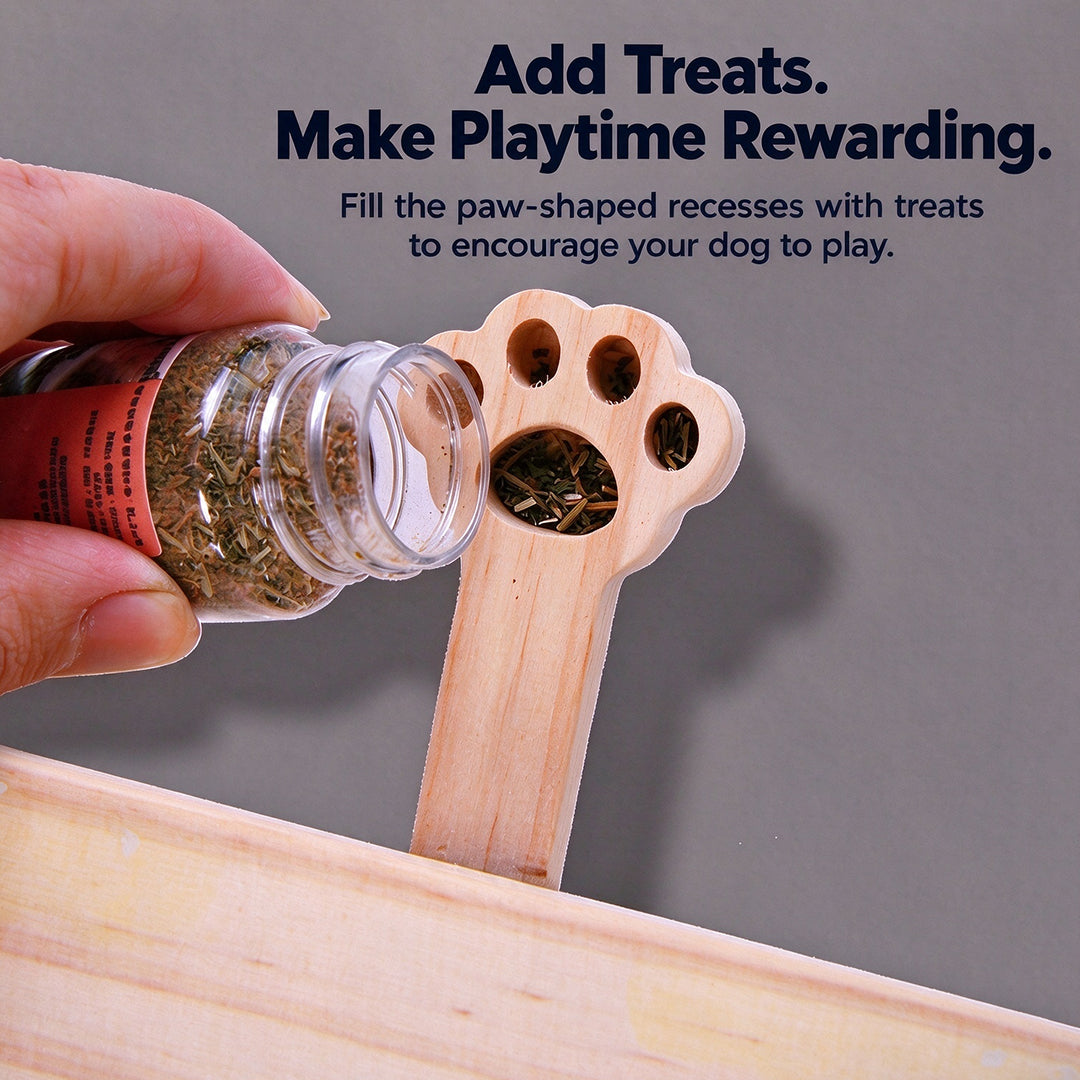 Wooden Whack-a-Mole Pet Toy