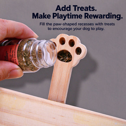 Wooden Whack-a-Mole Pet Toy
