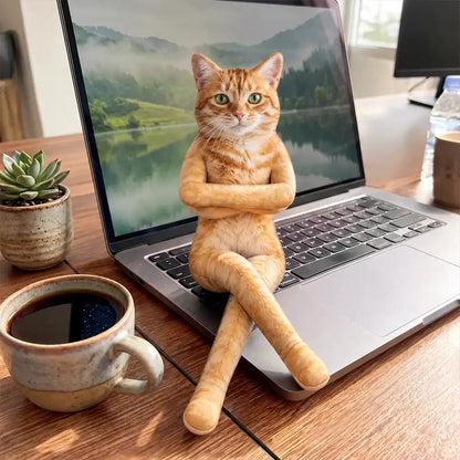 Personalized Custom Photo Funny Pet Squishy Toy Poseable Plush Doll
